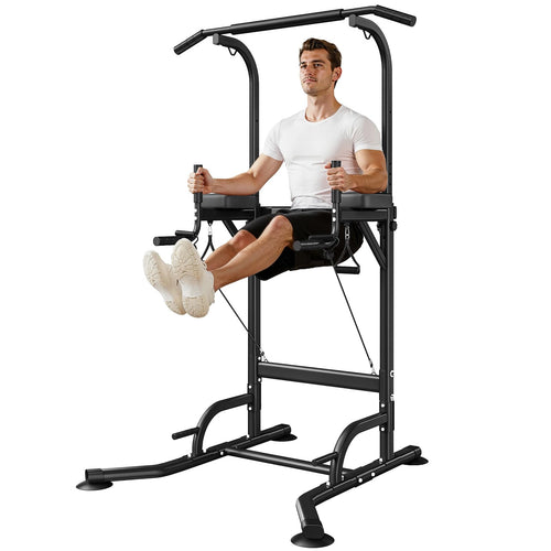 Power Tower Dip Station freistehend höhenverstellbar 170–220 cm
