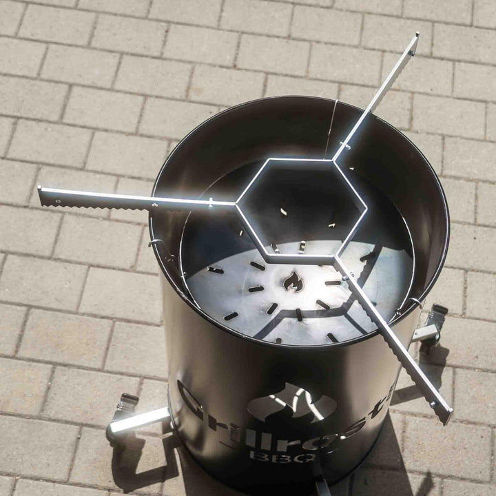 Auflageleisten Feuerplatte 100cm Feinkornstahl für Feuertonne - Bild 9