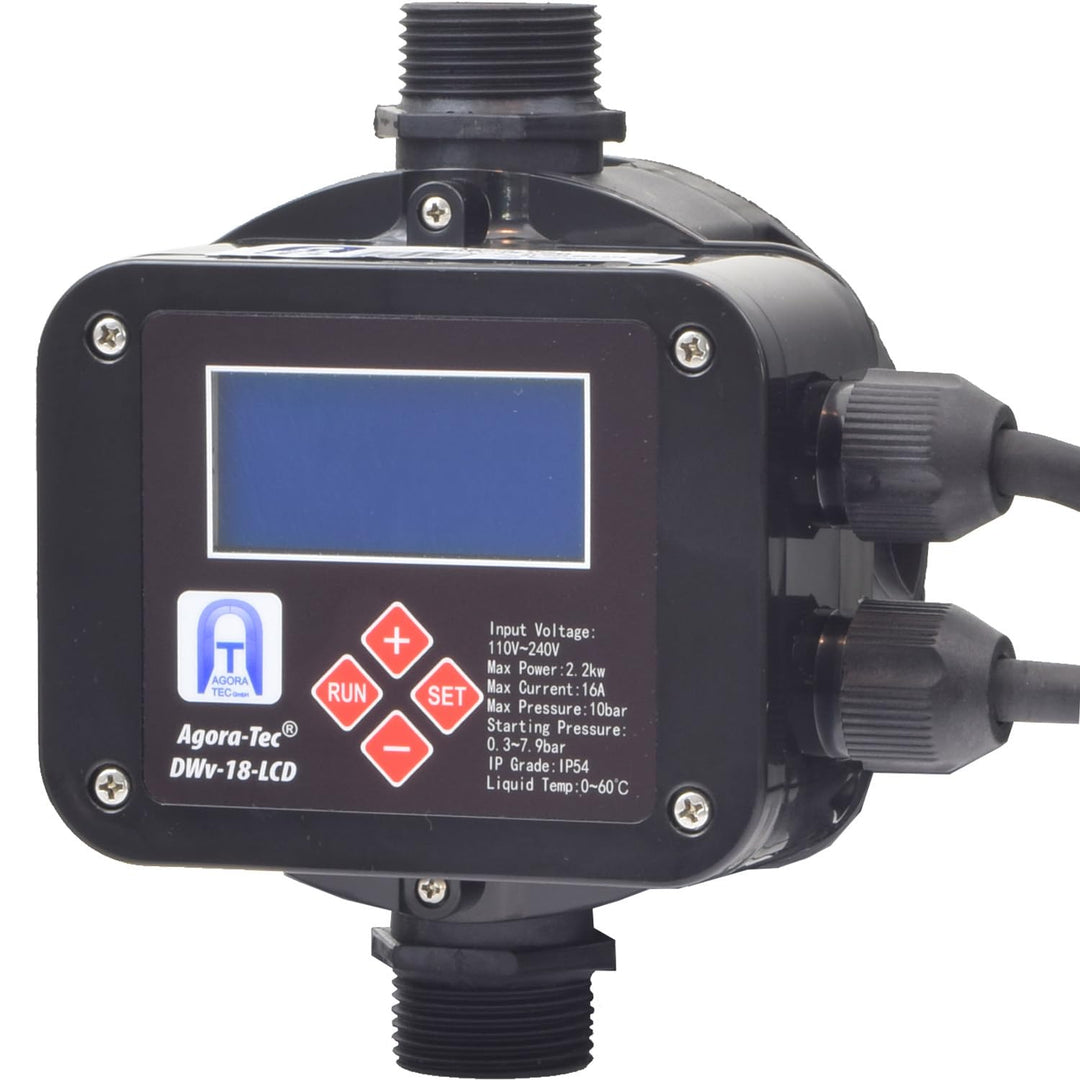 Pumpensteuerung elektronisch 16A LCD für Hauswasserwerk &amp; Gartenbewässerung - Bild 3