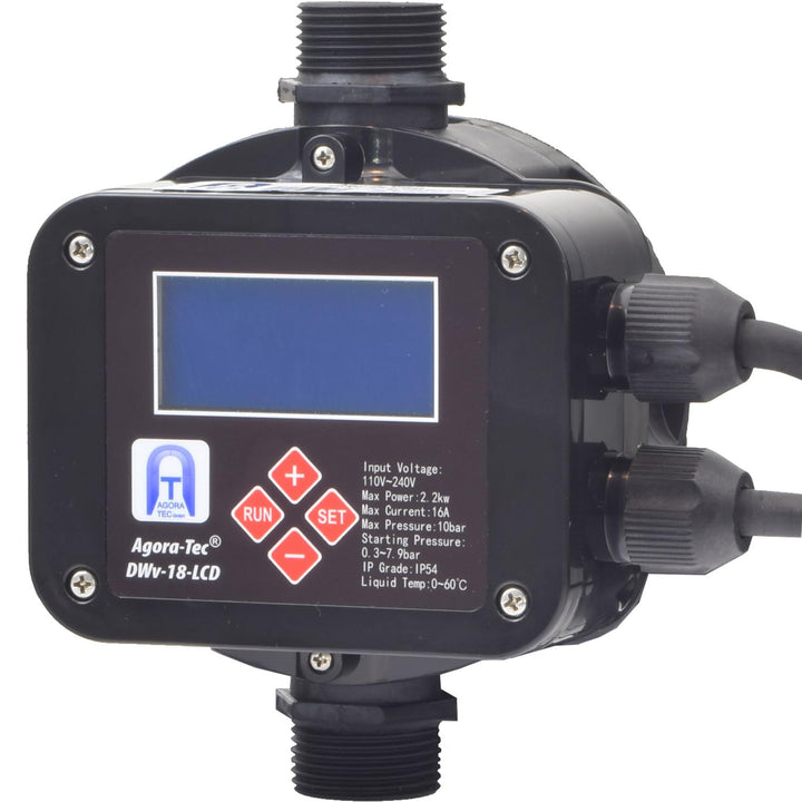 Pumpensteuerung elektronisch 16A LCD für Hauswasserwerk &amp; Gartenbewässerung - Bild 3