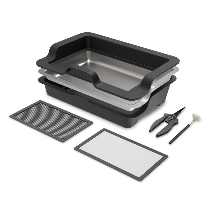 Erntewanne Set 3-teilig mit Sieb 150 Mikron für Pflanzenernte
