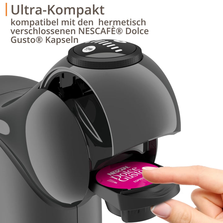 Kaffeekapselmaschine 15 Bar ultra-kompakt 0,8 l anthrazit - Bild 4