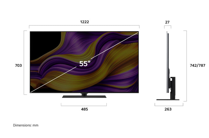 OLED TV 55 Zoll 4K evo 165Hz VRR Gallery Design 2025 - Bild 6