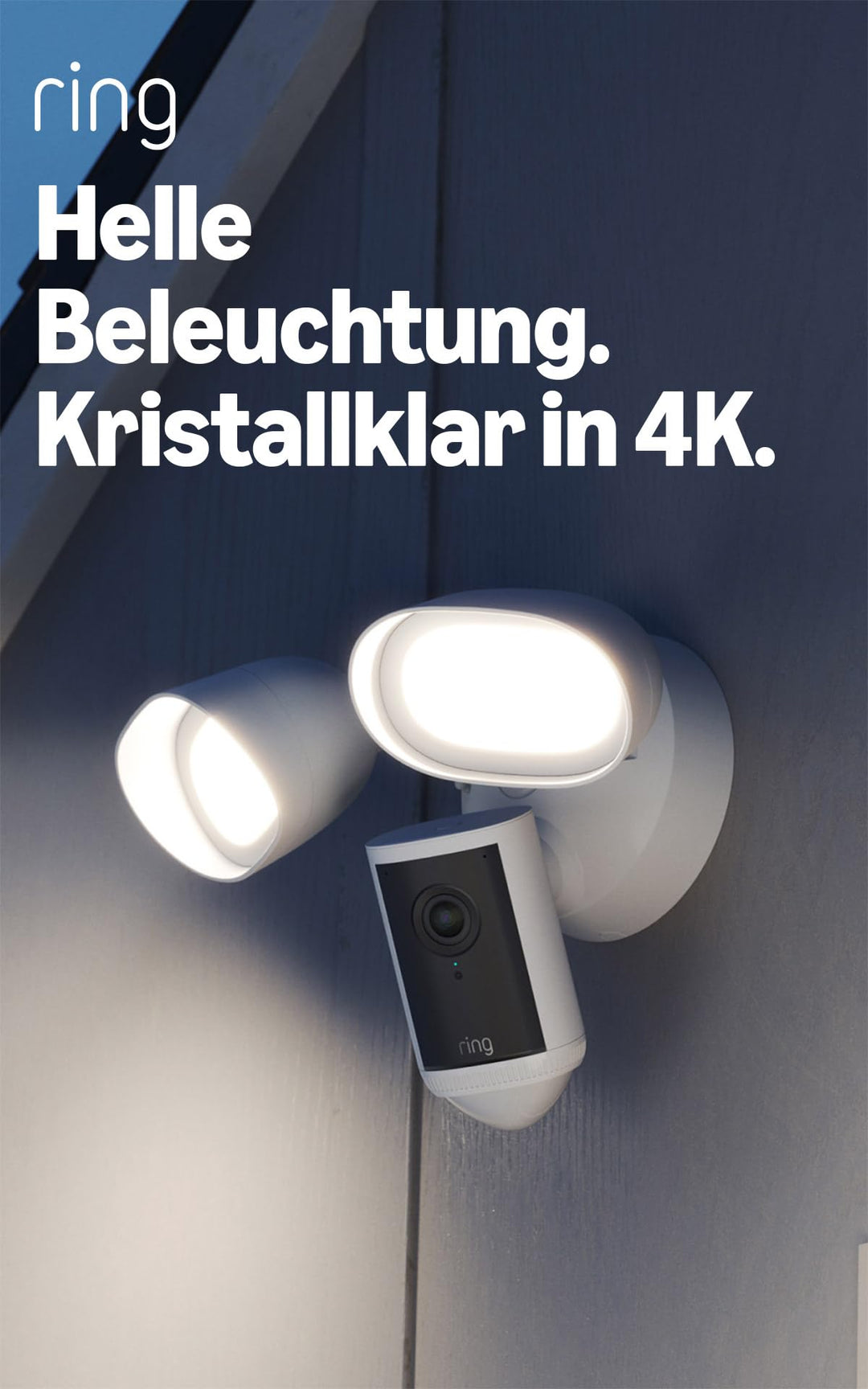 Flutlichtkamera 4K Pro Aussen mit 10x-Zoom und 2000-Lumen-Flutlicht - Bild 2