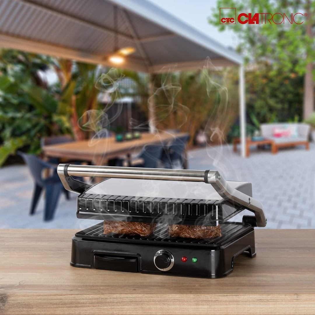 Kontaktgrill 2000W beidseitig antihaftbeschichtet 29,5x23,5cm - Bild 5