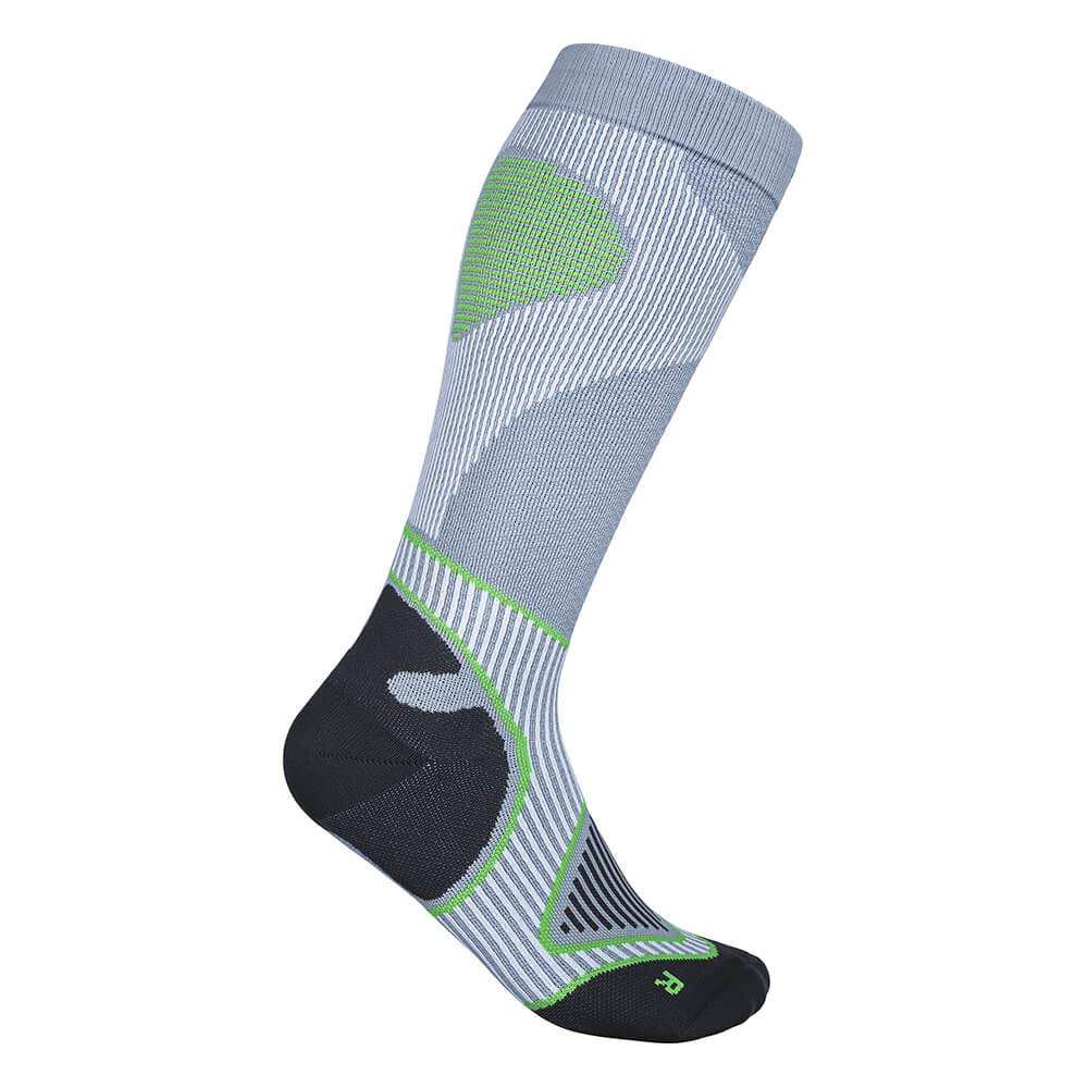 Kompressionssocken Wandern Unisex mit 6 Funktionszonen, Grau XL