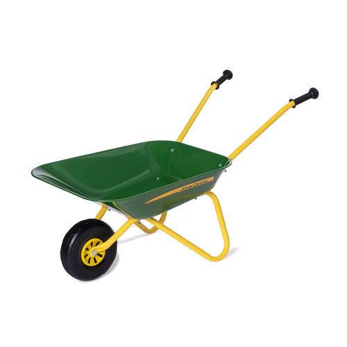 Kinderschubkarre Metall John Deere Design grün ab 2,5 Jahre