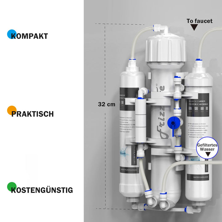 Umkehrosmoseanlage Aquarium 3-stufig 50 GPD für Diskus- und Meerwasserfische - Bild 3
