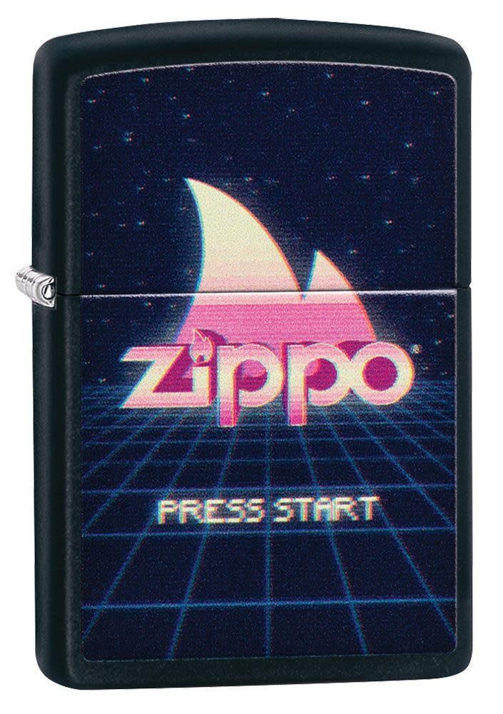Sturmfeuerzeug Zippo Gaming Design Black Matte nachfüllbar
