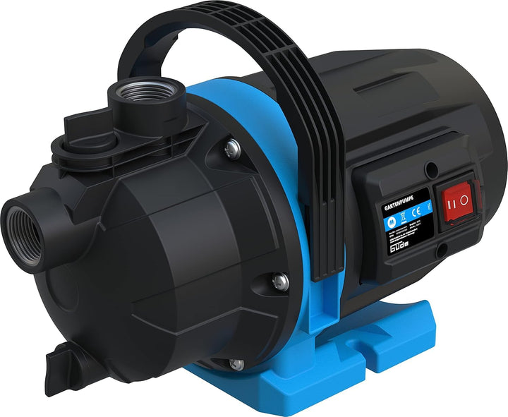 Gartenpumpe 600 W Jet-Pumpe 3200 l/h für Bewässerung &amp; Teiche