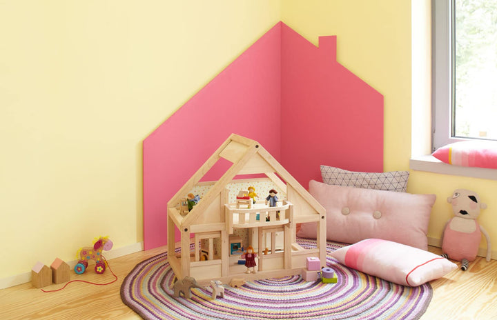 Kinderzimmer Wandfarbe Korallenpink schadstoffarm 2,5L ca. 20–25 m² - Bild 2