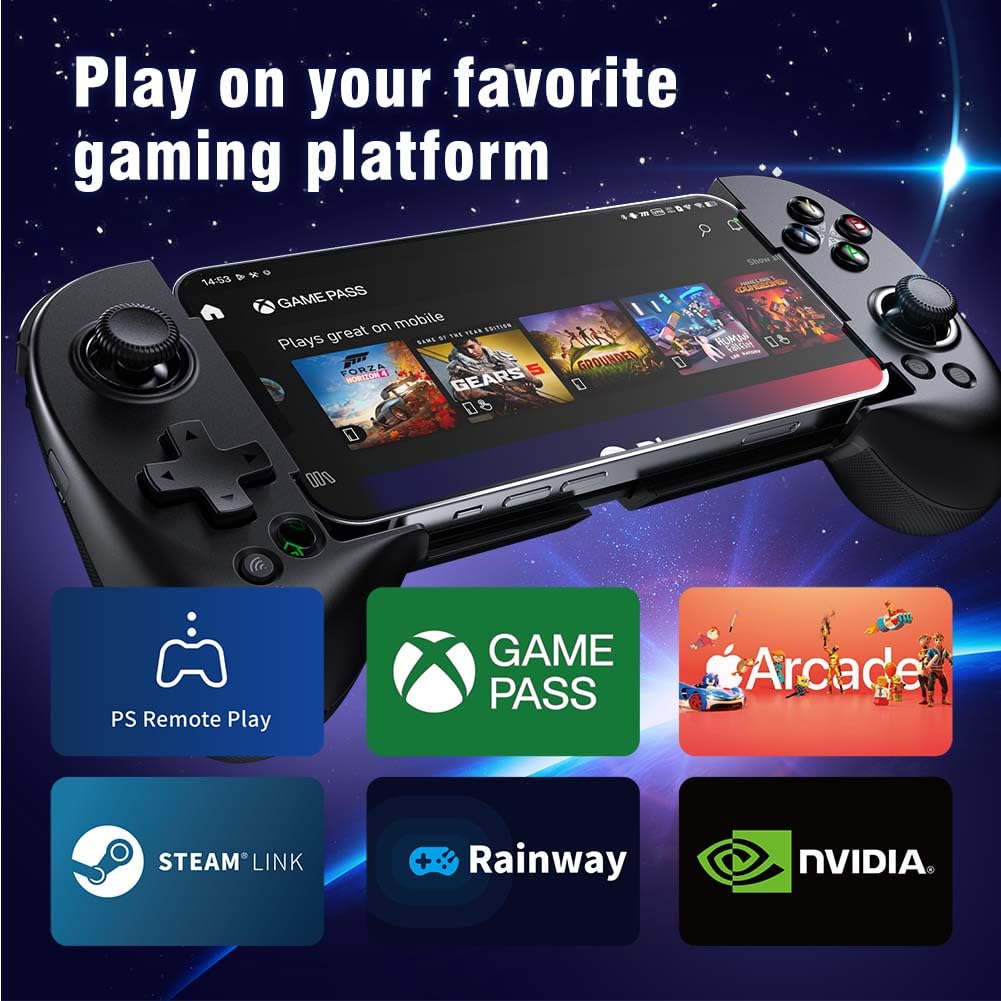 Smartphone Gaming Controller Bluetooth für Android &amp; iOS, einstellbarer Joystick - Bild 2