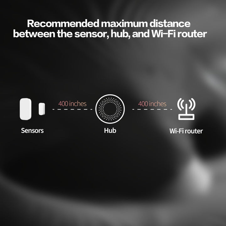 Tür- und Fenstersensor Zigbee 3er-Pack für Smart Home Alarm - Bild 2
