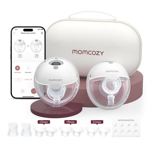 Elektrische Milchpumpe Handsfree App-steuerbar 2er-Set Grau 232g
