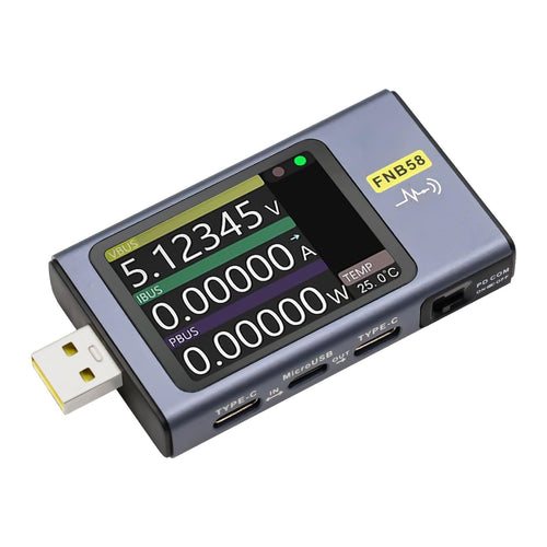 USB-Tester Multimeter mit Bluetooth QC/PD Schnellladeerkennung 4–28V