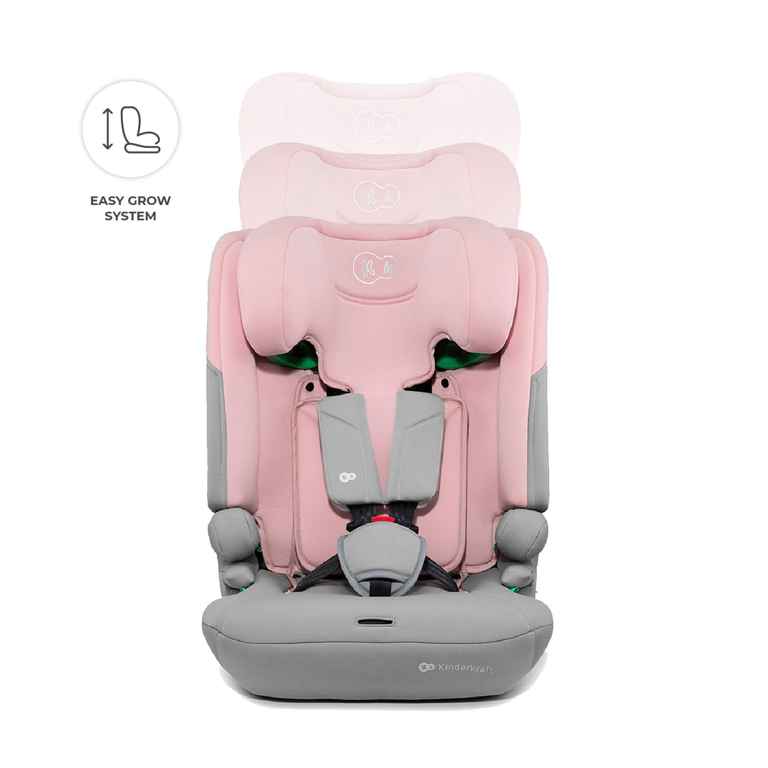 Kindersitz i-Size 76–150 cm vorwärts mit Easy-Grow-System Rosa - Bild 6