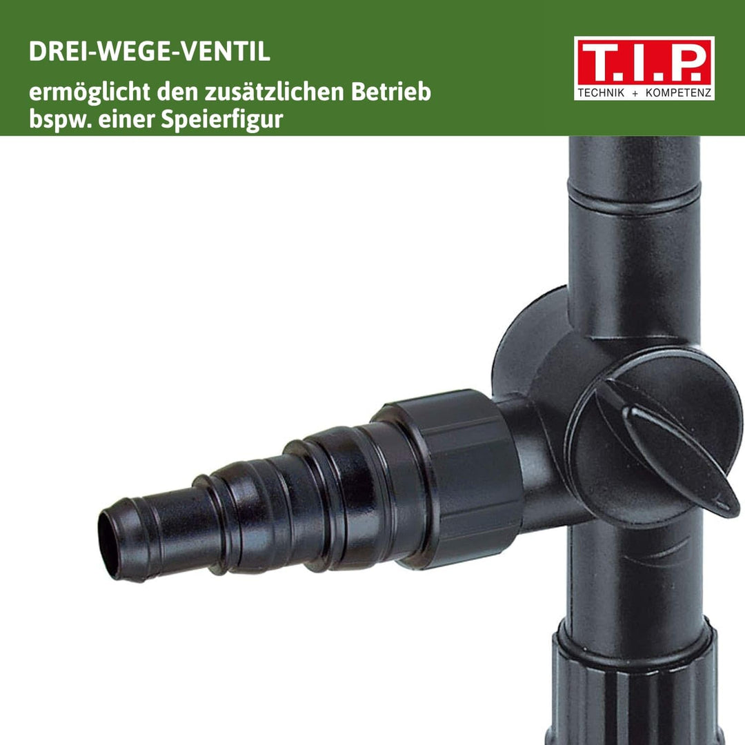 Teichpumpe 4-in-1 für Filter, Bachlauf &amp; Fontäne bis 3500 l/h