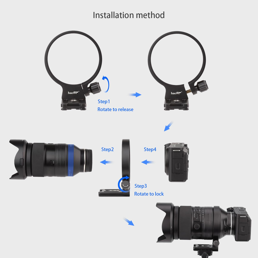 Objektivstativfuss Sigma 100-400mm f/5-6.3 DG OS HSM Arca-Swiss - Bild 5