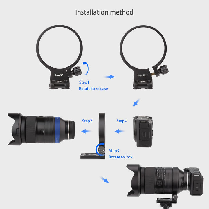 Objektivstativfuss Sigma 100-400mm f/5-6.3 DG OS HSM Arca-Swiss - Bild 5
