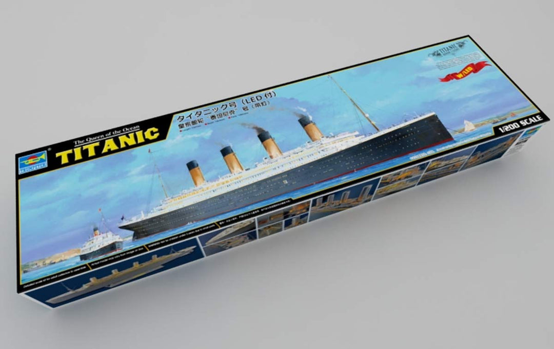 Modellbausatz RMS Titanic 1:200 mit LED-Beleuchtung, 1280+ Teile - Bild 7