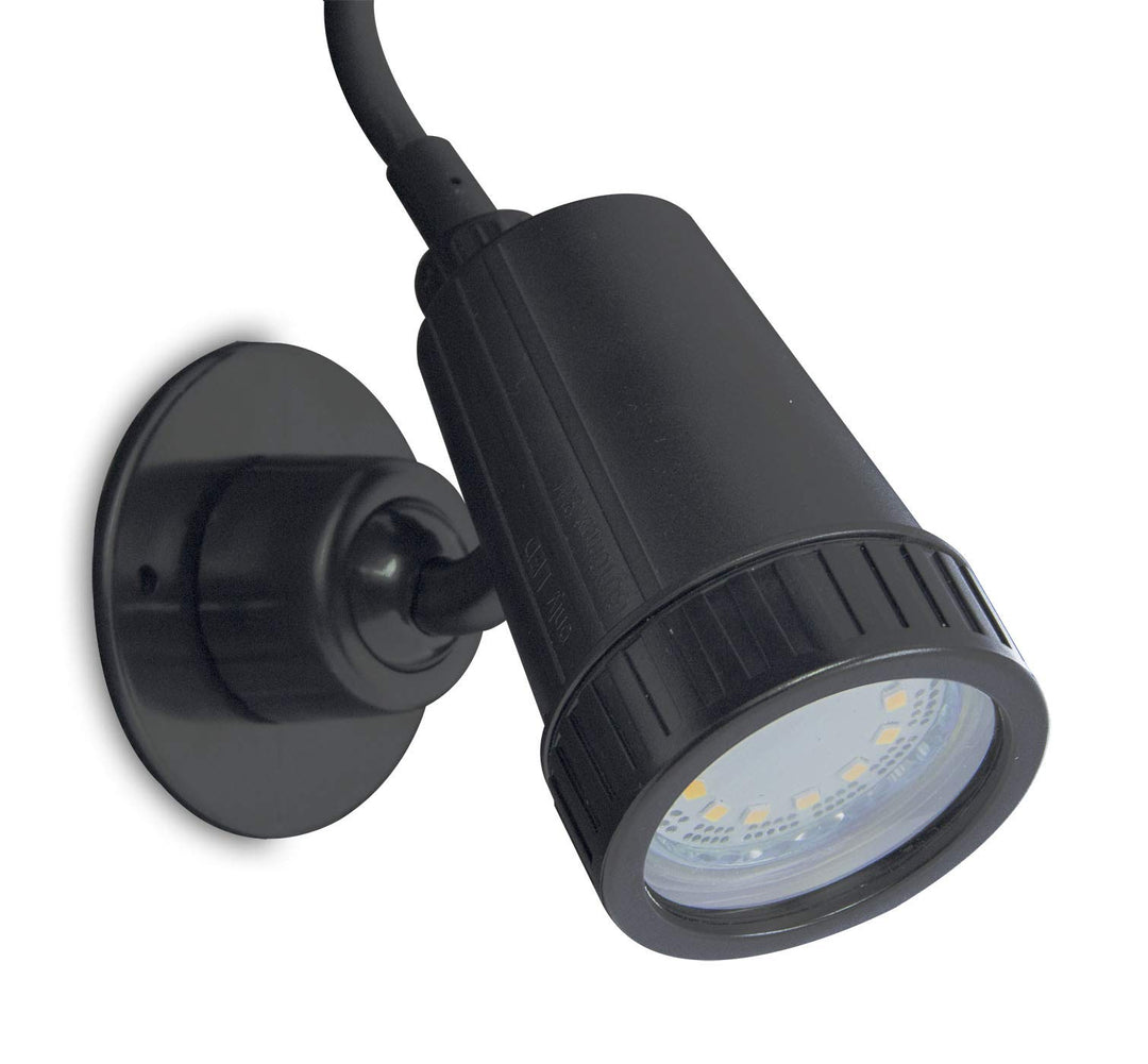 Gartenstrahler 2-flammig IP44 GU10 LED mit Erdpin und Wandhalterung - Bild 3