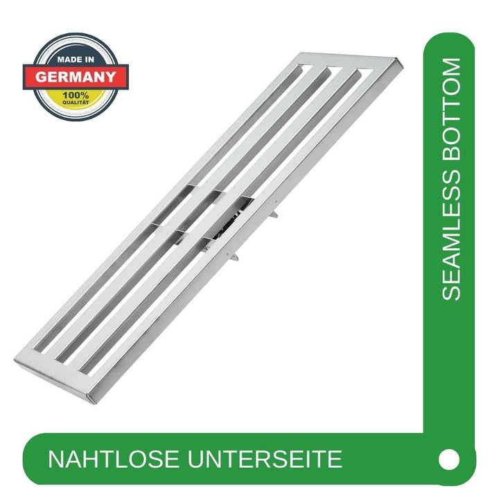 Rasenrakel Edelstahl V2A 80x30cm zum Sanden und Nivellieren - Bild 6