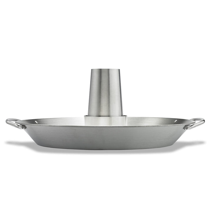 Hähnchenbräter Edelstahl mit Beilagenschale für Grill &amp; Backofen - Bild 7