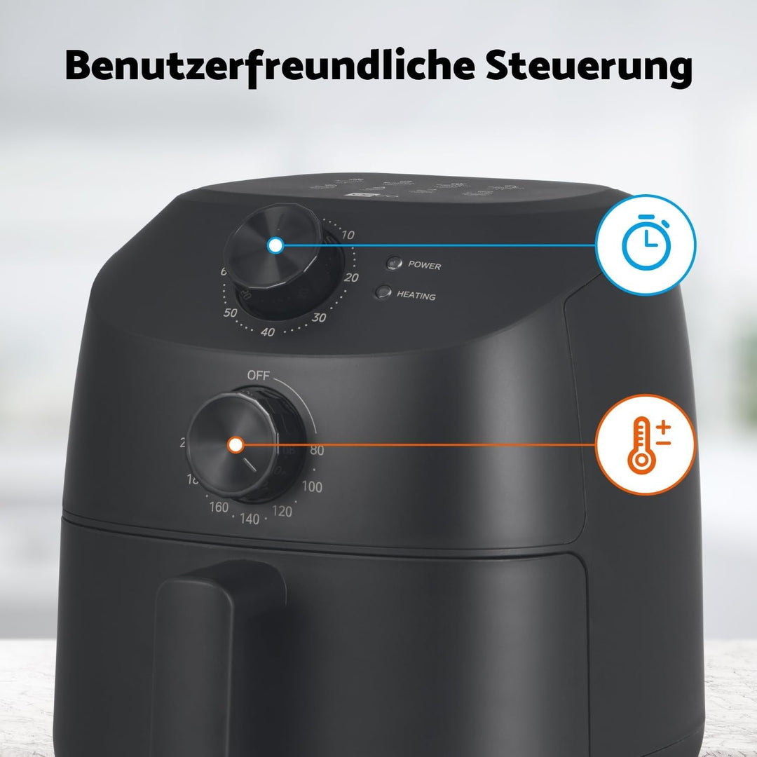 Mini Airfryer 2L 5-in-1 BPA-frei 1150W mit Auto-Off Funktion - Bild 3