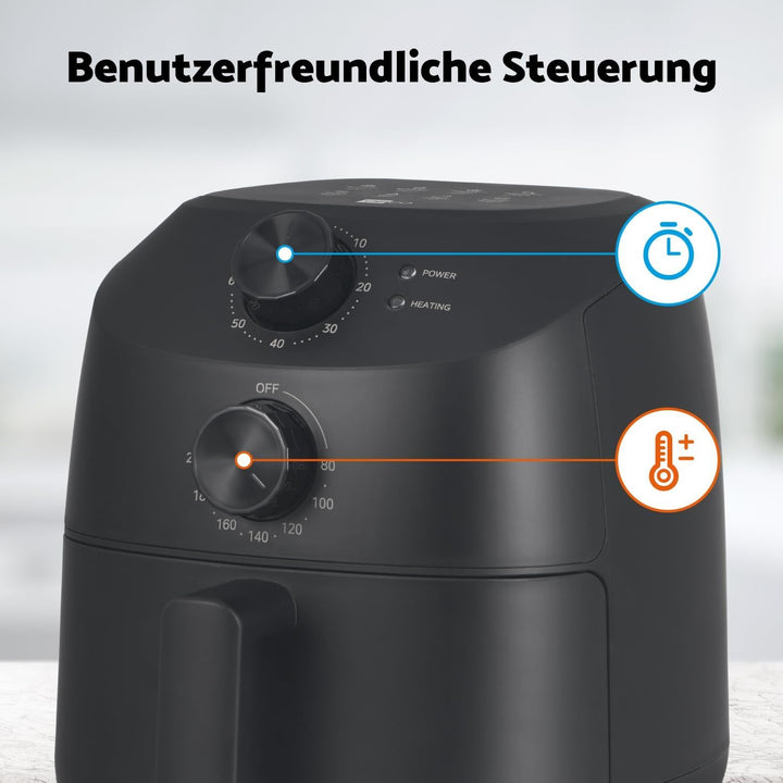 Mini Airfryer 2L 5-in-1 BPA-frei 1150W mit Auto-Off Funktion - Bild 3