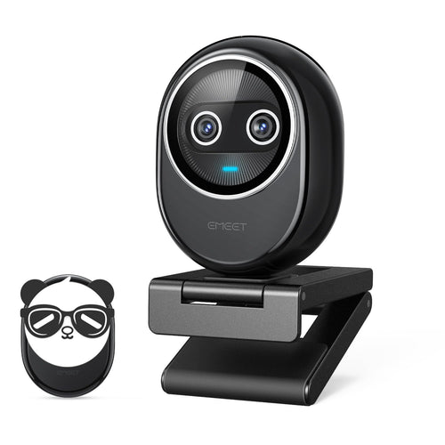 Webcam 4K Dual-Kamera KI-Fokus USB-C mit 3 Mikrofonen