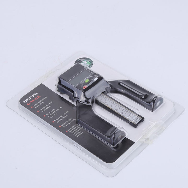Digitaler Profiltiefenmesser 0–80 mm Magnet-Fuss mm/Zoll Holzbearbeitung - Bild 8