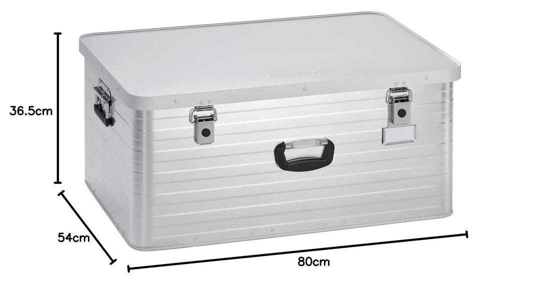 Aluminiumbox 130 Liter mit Schloss-Set und Moosgummidichtung - Bild 9