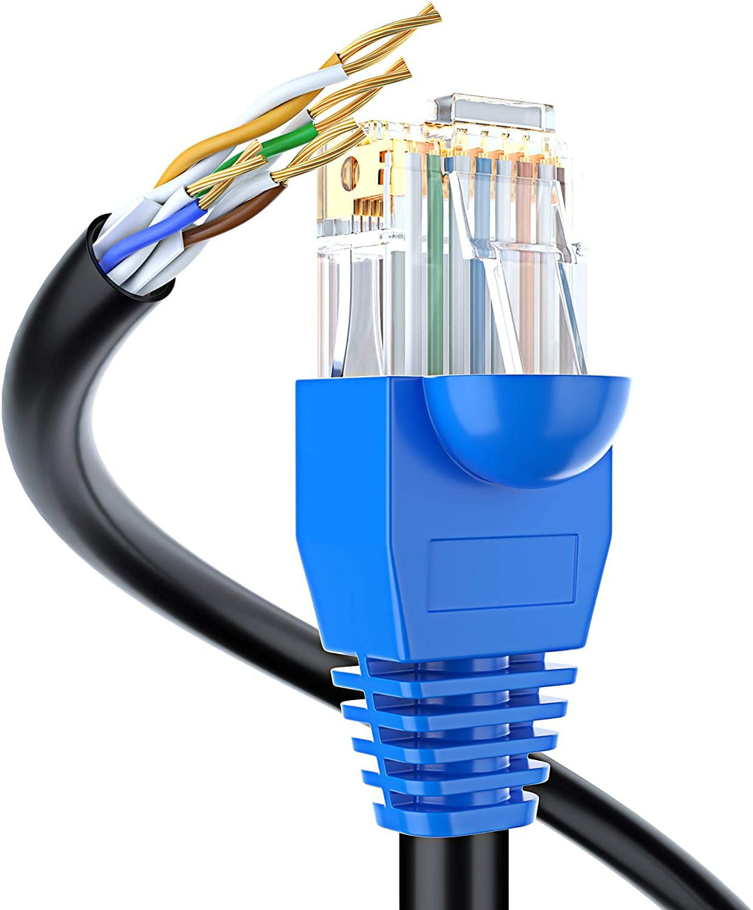 Netzwerkkabel CAT6 Outdoor 30m wasserdicht UV-beständig schwarz - Bild 8