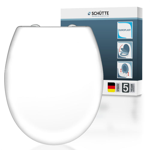 WC-Sitz oval mit Absenkautomatik Duroplast abnehmbar bis 200 kg
