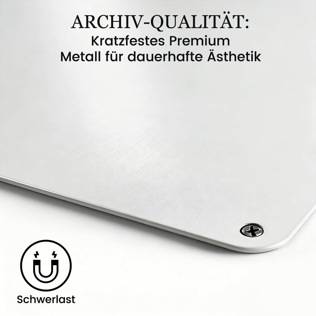 Magnetwand Metall Weiss 50x100 cm für Reisemagnete und Fotos - Bild 5