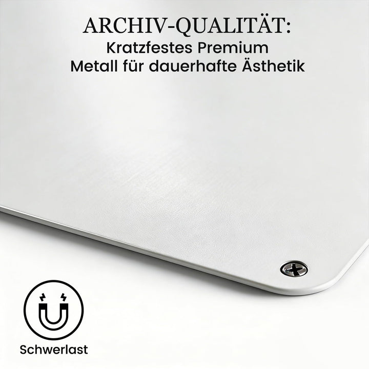 Magnetwand Metall Weiss 50x100 cm für Reisemagnete und Fotos - Bild 5