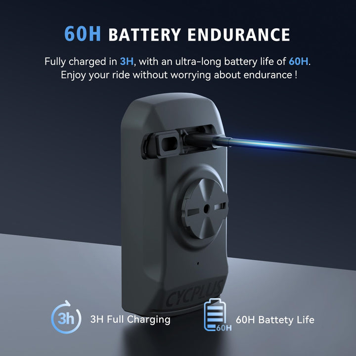 Fahrradcomputer GPS kabellos 2,9" LCD ANT+ Bluetooth IPX6 wasserdicht - Bild 5
