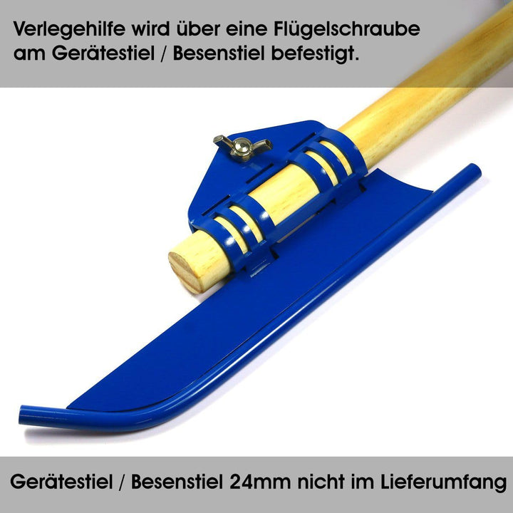 Verlegehilfe Begrenzungskabel Mähroboter 24mm Besenstiel - Bild 2