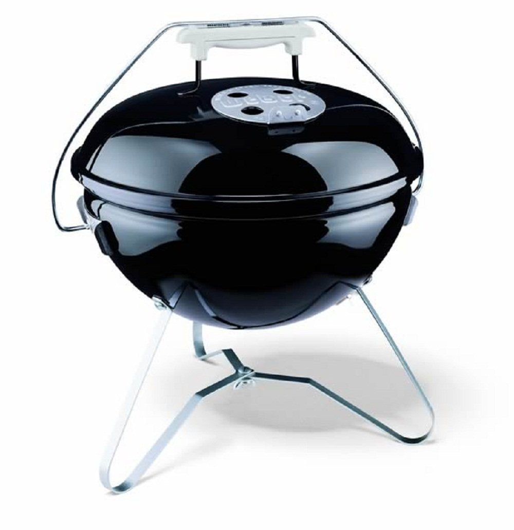 Holzkohlegrill tragbar Ø 37 cm dreifl. vernickelter Rost für Camping