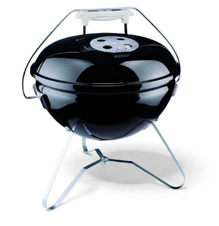 Holzkohlegrill tragbar Ø 37 cm dreifl. vernickelter Rost für Camping