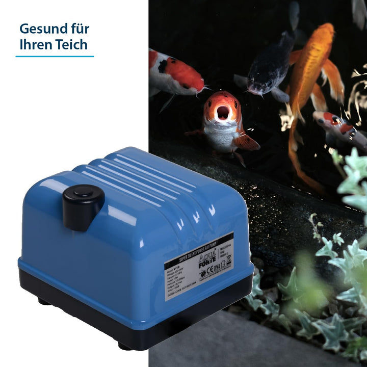 Teich-Luftpumpe Aluminium 35W 40 l/min für Gartenteich - Bild 5