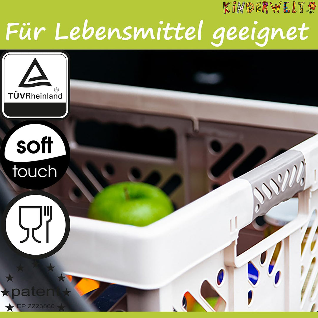 Klappbox 45 L 2er-Set Kunststoff blau bis 50 kg Traglast - Bild 5