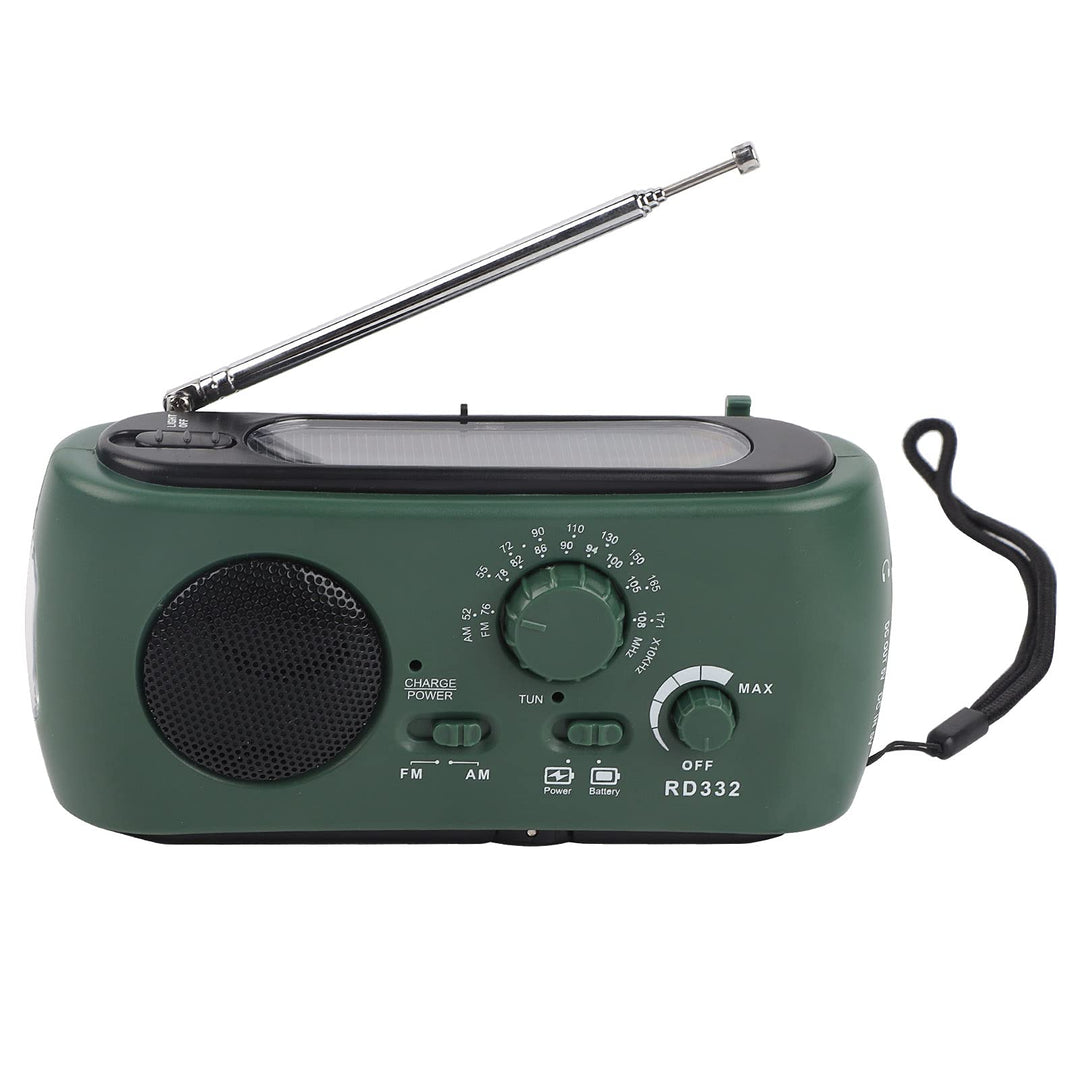 Notfallradio Solar Kurbel AM/FM mit LED-Taschenlampe und SOS-Alarm - Bild 9