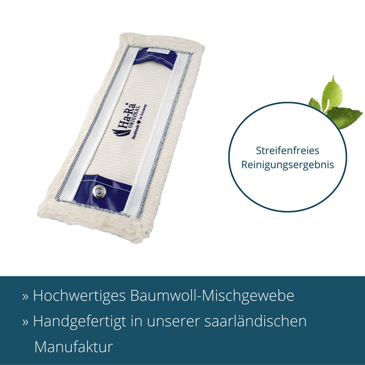 Bodenwischtuch Baumwoll-Mischgewebe 42cm für glatte Böden - Bild 4