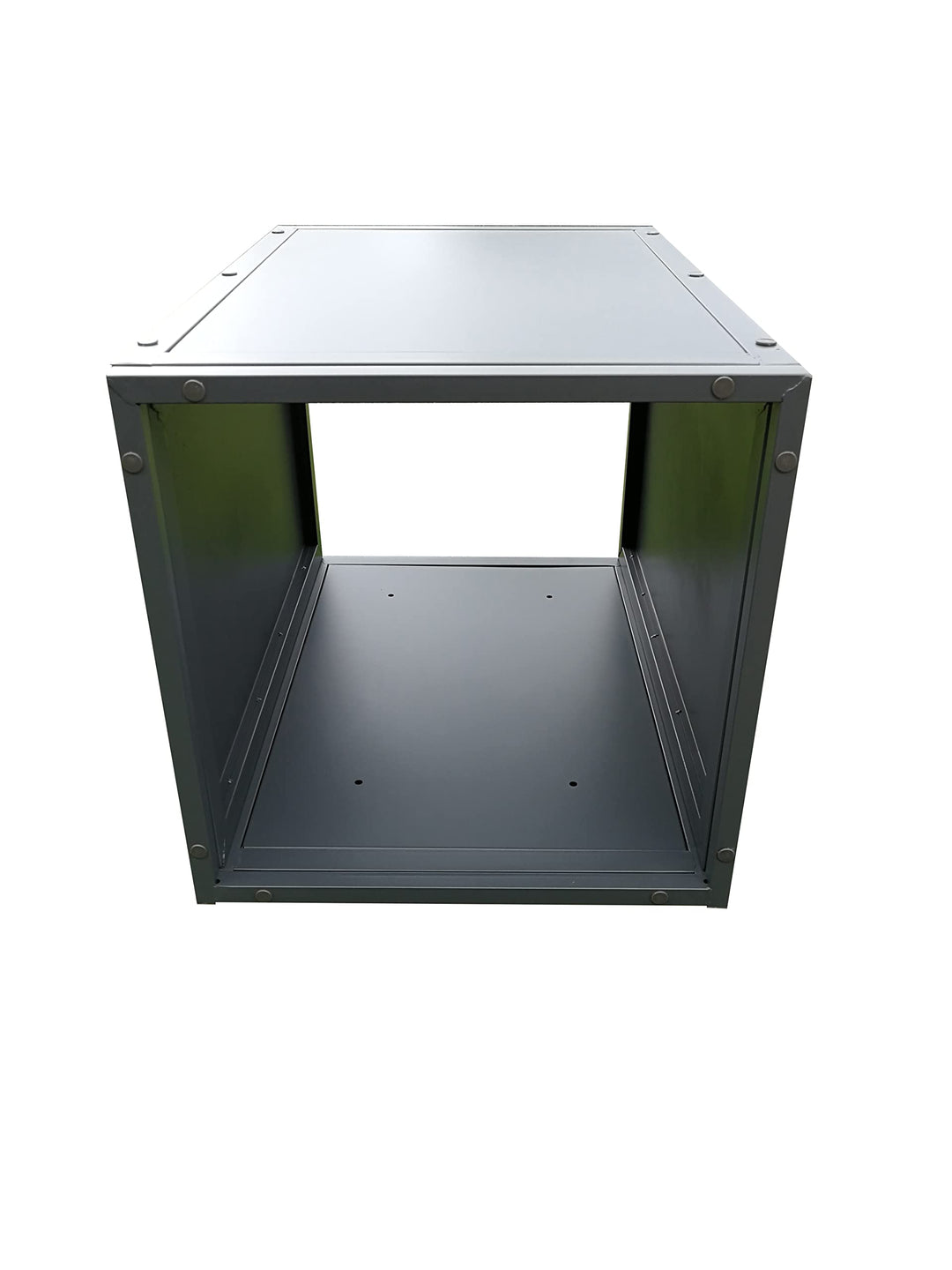 Anmachholzbox Stahl pulverbeschichtet Anthrazit 68x48x48 cm - Bild 2