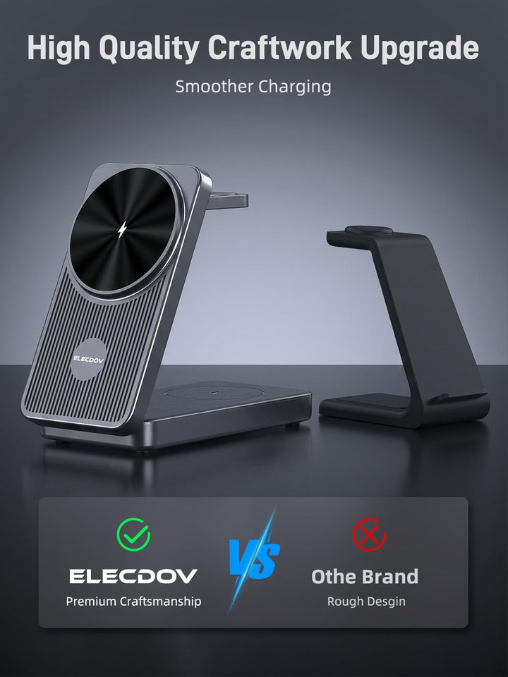 3-in-1 Ladestation Kabellos faltbar fuer Samsung Galaxy und Watch - Bild 8