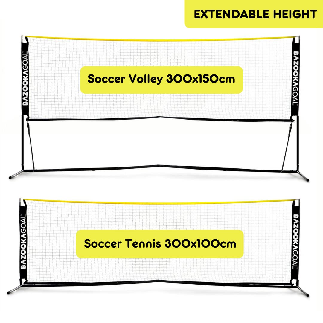 Multisport-Netz 300x100-150cm faltbar für Tennis Volleyball Badminton - Bild 2