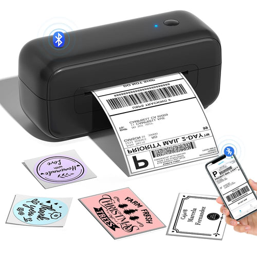 Etikettendrucker Bluetooth 4x6 Zoll Thermodruck für Versand & Handel