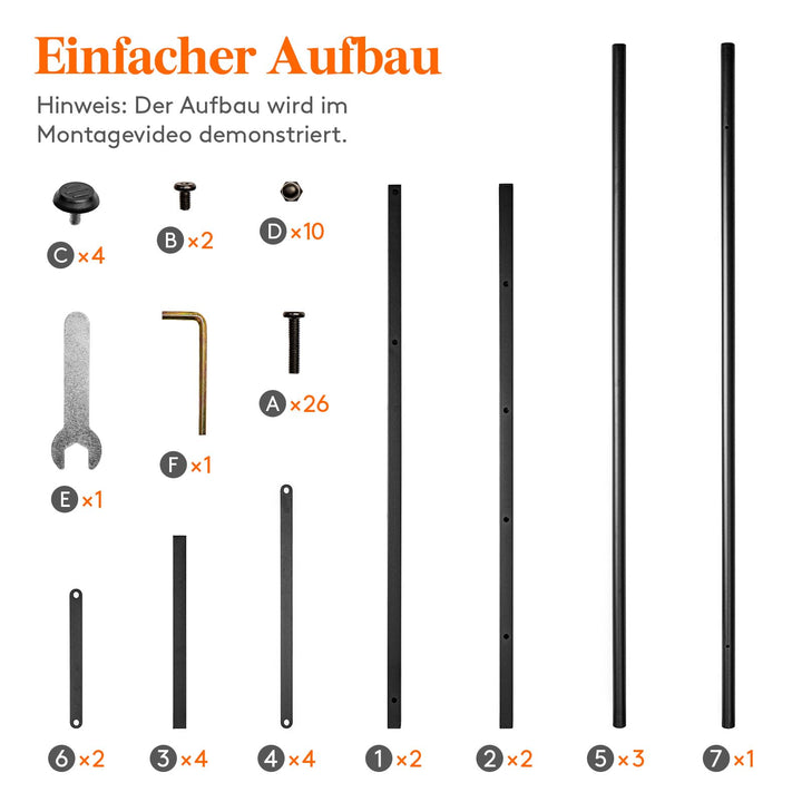 Getränkekistenregal Metall 4 Ebenen 70x32x79cm 300kg Tragkraft - Bild 8