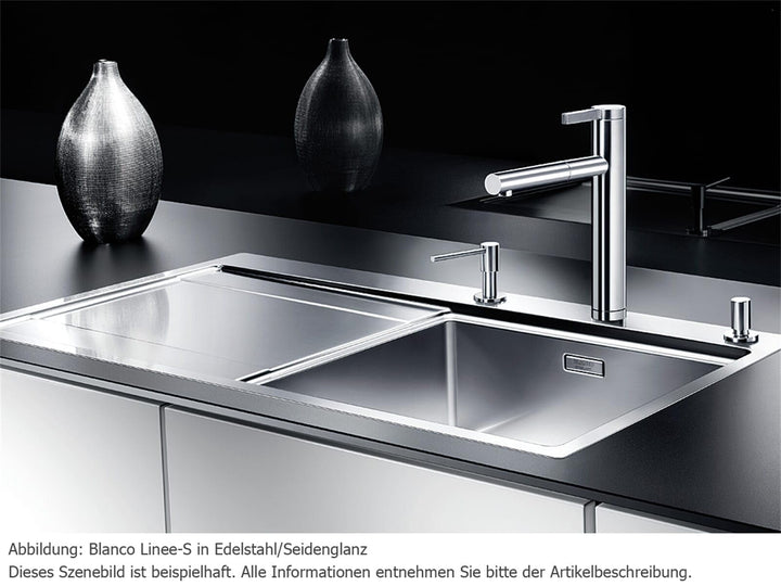 Küchenarmatur Chrom mit ausziehbarer Brause Einhebelmischer - Bild 3